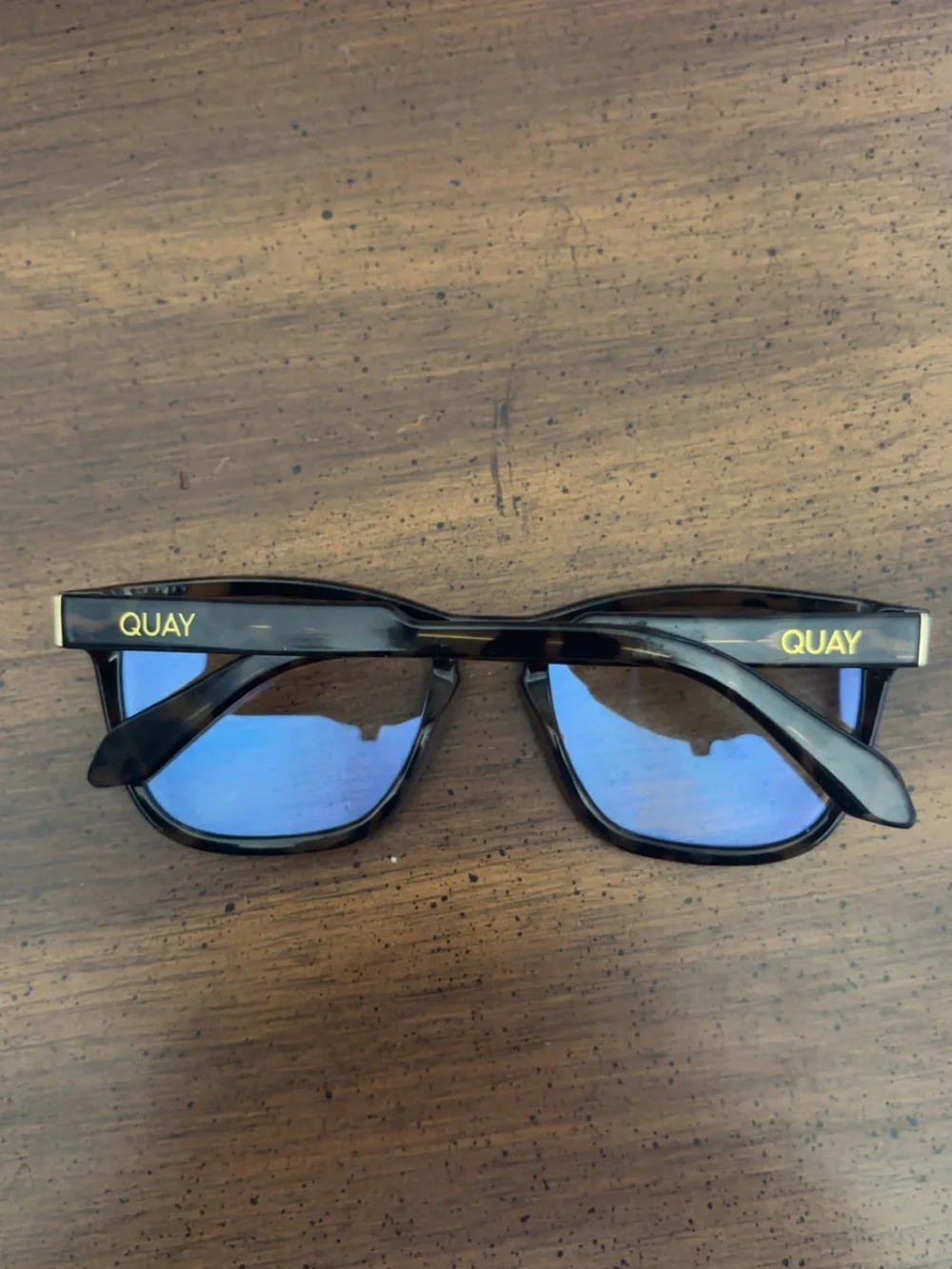 Quay Black Tortoise Blue light glasses